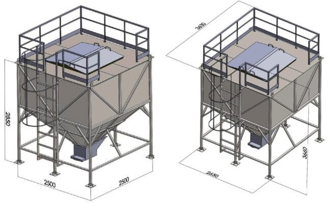 Топливный склад-бункер для хранения пеллет Beeterm (Битерм)