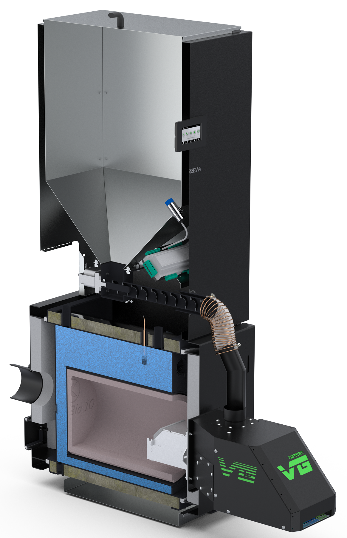 Пеллетные котлы Kostrzewa EEI Pellets Моноблок (Костржева ЕЕИ Пелетс)