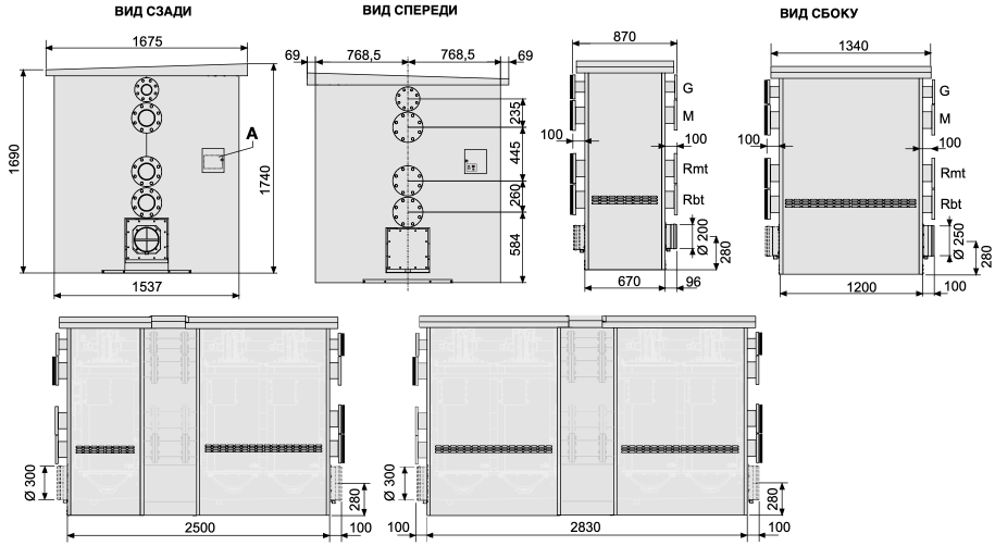 Газовые конденсационные промышленные котлы Unical Multiinox 250-1000 (Уникал Мультиинокс)