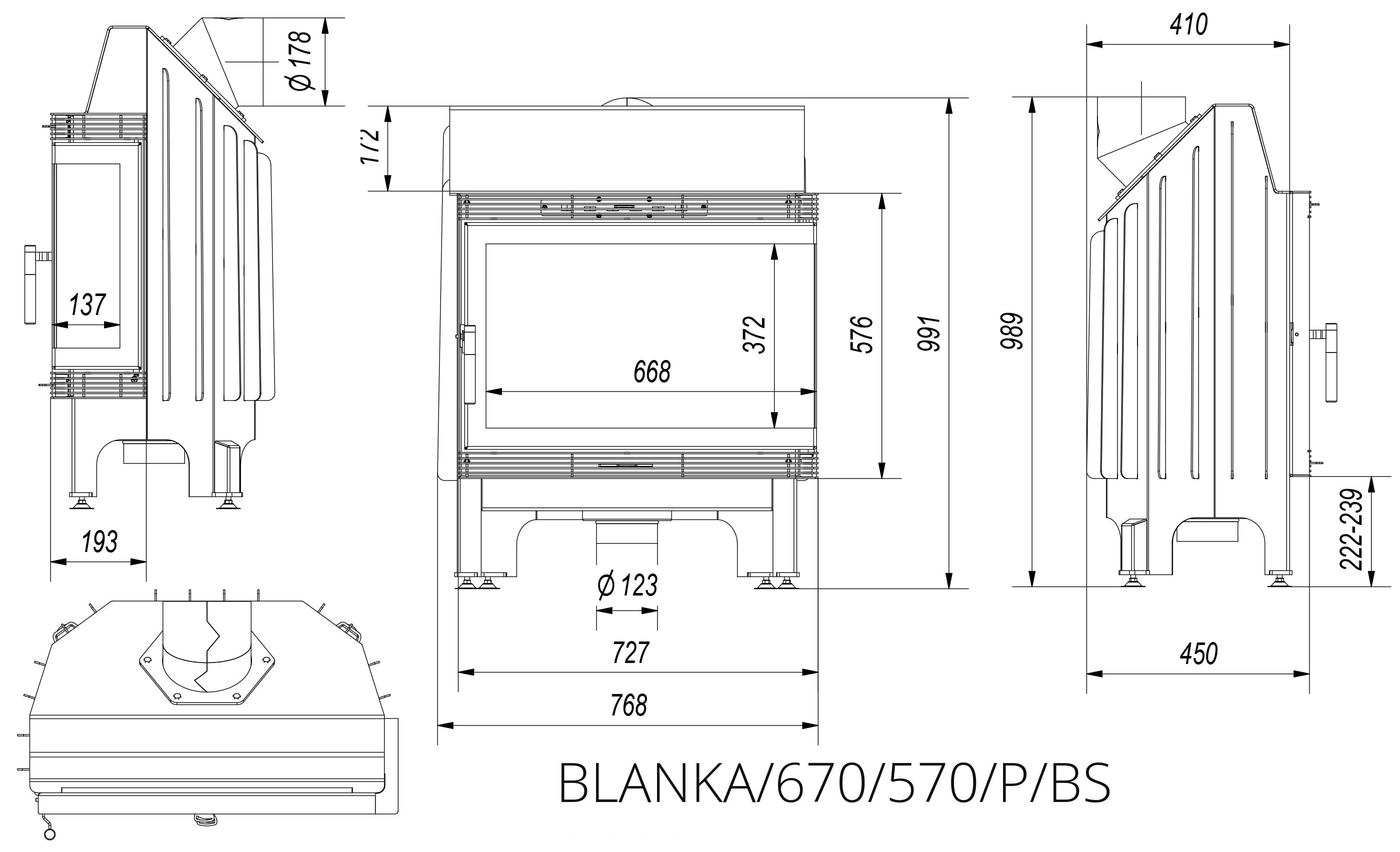 Каминная топка Kratki BLANKA BS угловая (Кратки Бланка) Каминная топка Kratki BLANKA BS угловая (Кратки Бланка)